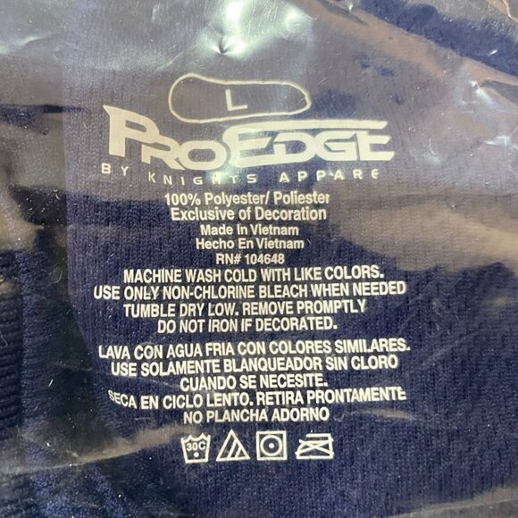 Syracuse Orange ProEdge Men's Polo Shirt L Knights Apparel Blue & Orange - Picture 3 of 7